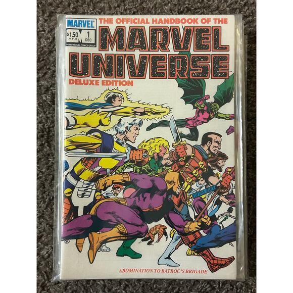 Official Handbook To The Marvel Universe #1, 2, 4, 5, 6 (1985 Marvel) Lot of 5 - Picture 2 of 9